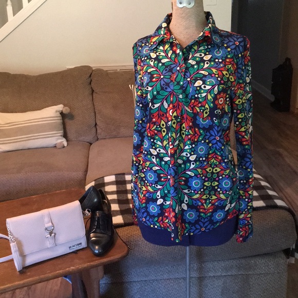 Tops - Merona retro vintage look size med Euc